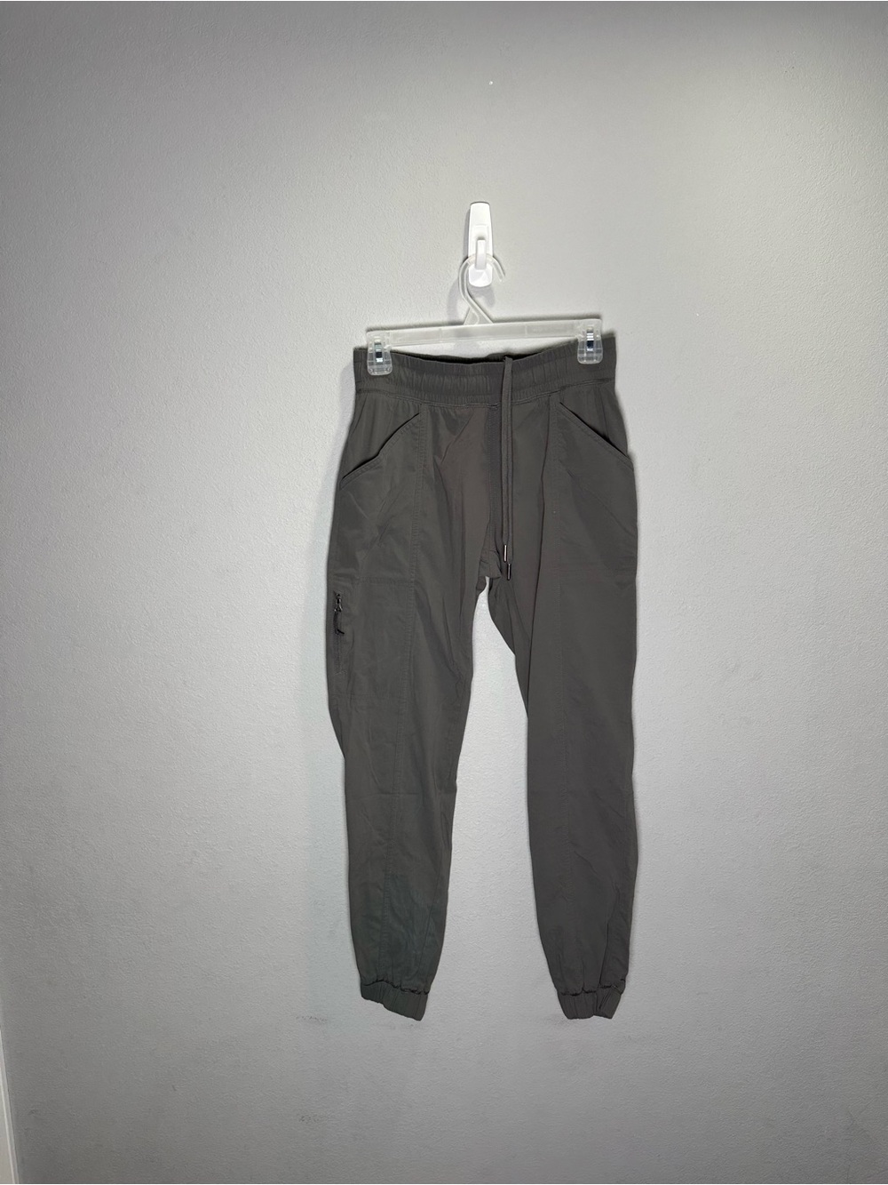 Women's Charcoal Jogger Pants with Drawstring Waist